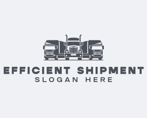 Freight Cargo Truck logo design