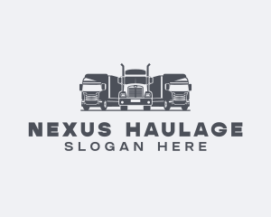 Freight Cargo Truck logo design