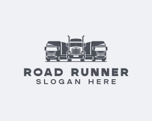 Freight Cargo Truck logo design