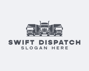 Freight Cargo Truck logo design