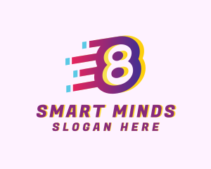 Speedy Number 8 Motion Business logo