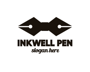 Bow Tie Pen logo design