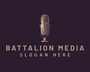 Media Mic Broadcast logo design