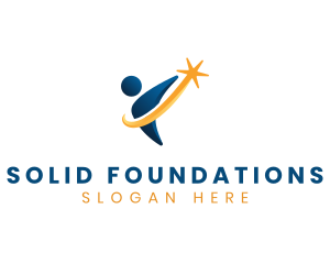 Leadership Foundation Management logo design