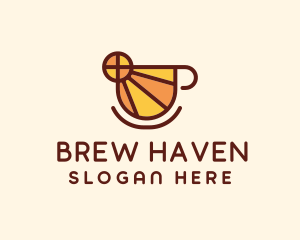 Stained Glass Cafe  logo design