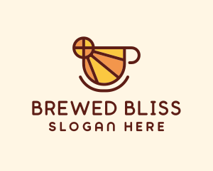 Stained Glass Cafe  logo design