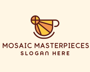 Stained Glass Cafe  logo design