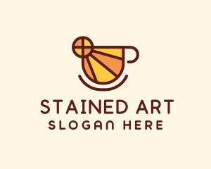 Stained Glass Cafe  logo design