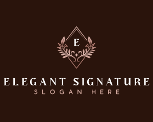 Elegant Floral Event logo design