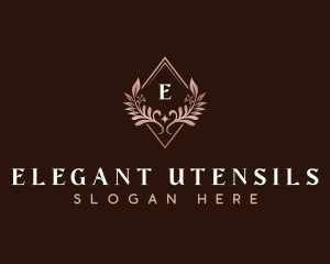 Elegant Floral Event logo design