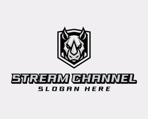 Rhino Shield Streaming logo design