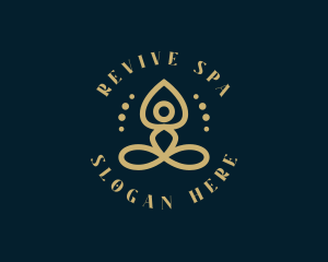 Yoga Wellness Spa logo design