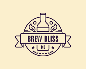 Beer Bottle Brewery logo design