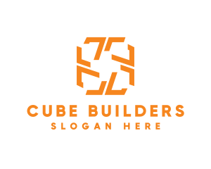 Generic Geometric Cube logo design