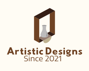 Wooden Shelf Design  logo design