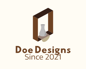 Wooden Shelf Design  logo design