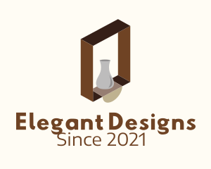 Wooden Shelf Design  logo design