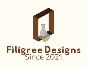 Wooden Shelf Design  logo design