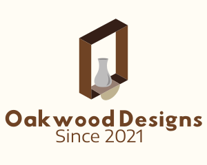 Wooden Shelf Design  logo design