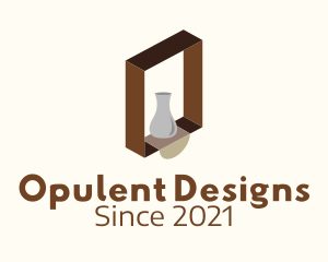 Wooden Shelf Design  logo design