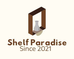 Wooden Shelf Design  logo design