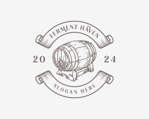 Vintage Wine Barrel logo