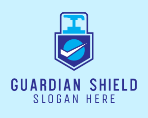 Hand Soap Protection Shield logo design