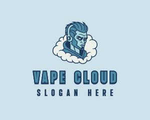 Vape Smoker Vaping logo design