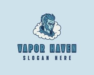 Vape Smoker Vaping logo design