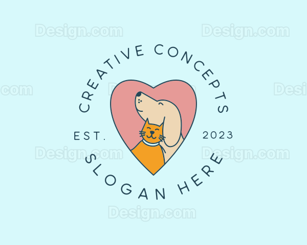 Heart Pet Care Veterinary Logo