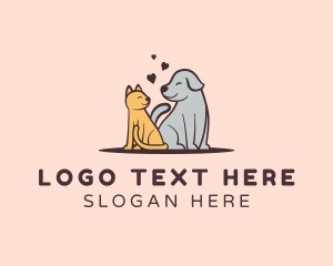 Dog Cat Grooming logo