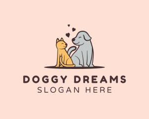 Dog Cat Grooming logo