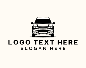 SUV Transportation Car logo