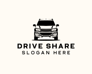 SUV Transportation Car logo