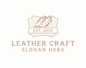 Vintage Leather Shoes logo design