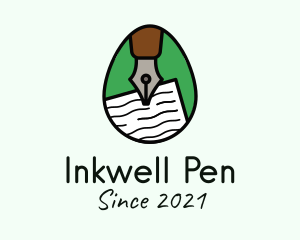 Publisher Pen Egg logo design