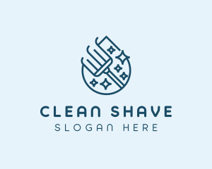 Cleaning Mop Housekeeper logo design