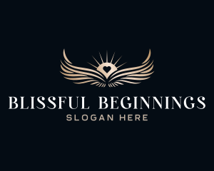 Sunset Peace Wings logo