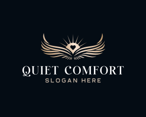 Sunset Peace Wings logo