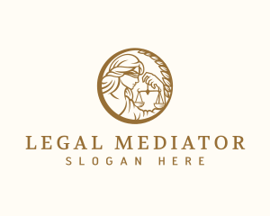 Justice Law Firm Attorney logo design