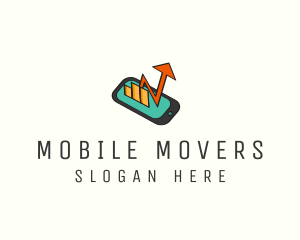 Mobile Stock Market logo design