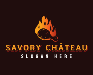 Grill Chicken Restaurant logo design