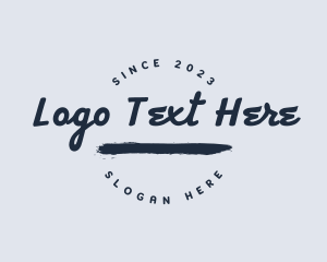 Handwritten Brushed Company logo