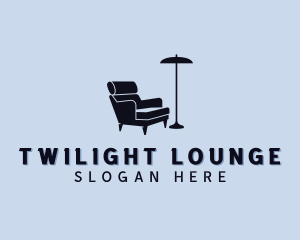 Lamp Chair Furniture logo design