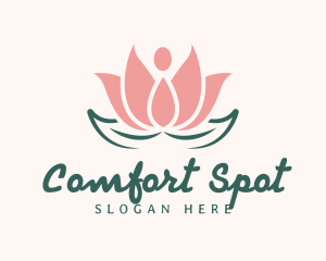 Lotus Blossom Yoga logo design