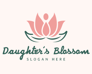 Lotus Blossom Yoga logo design