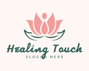 Lotus Blossom Yoga logo design