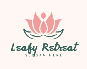 Lotus Blossom Yoga logo design