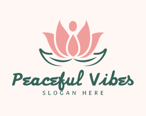 Lotus Blossom Yoga logo design