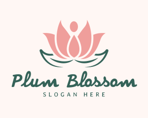 Lotus Blossom Yoga logo design